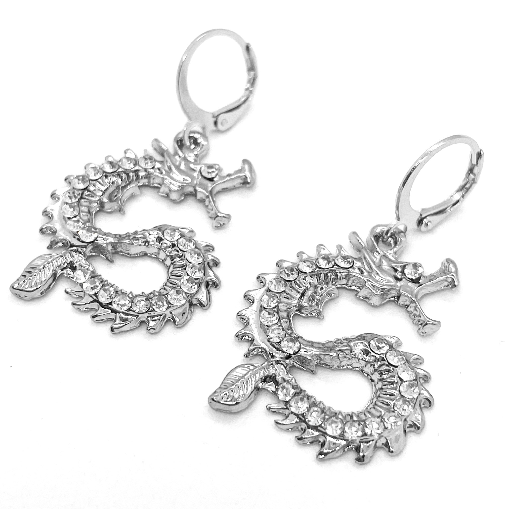 Icy Dragon Earrings