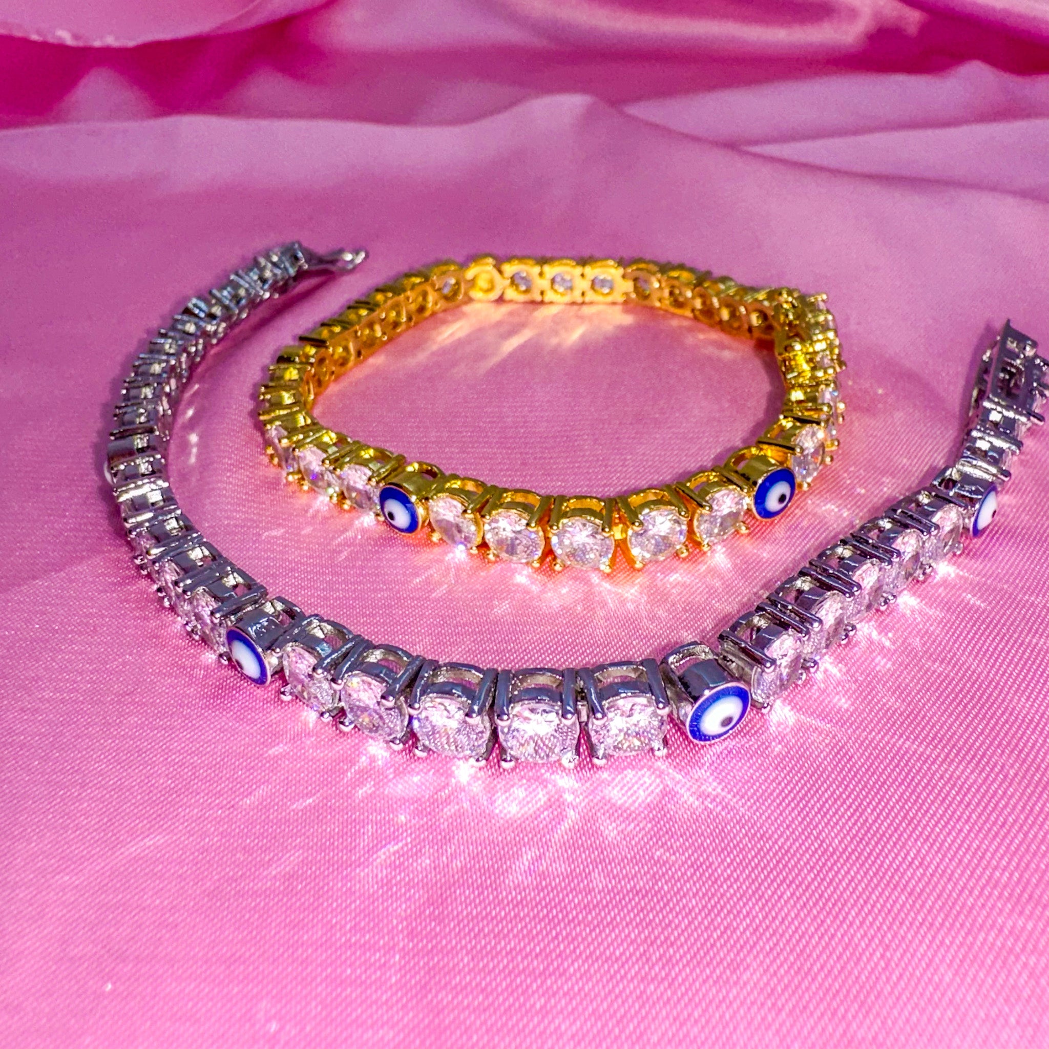 Luxury Nazar Tennis Bracelet