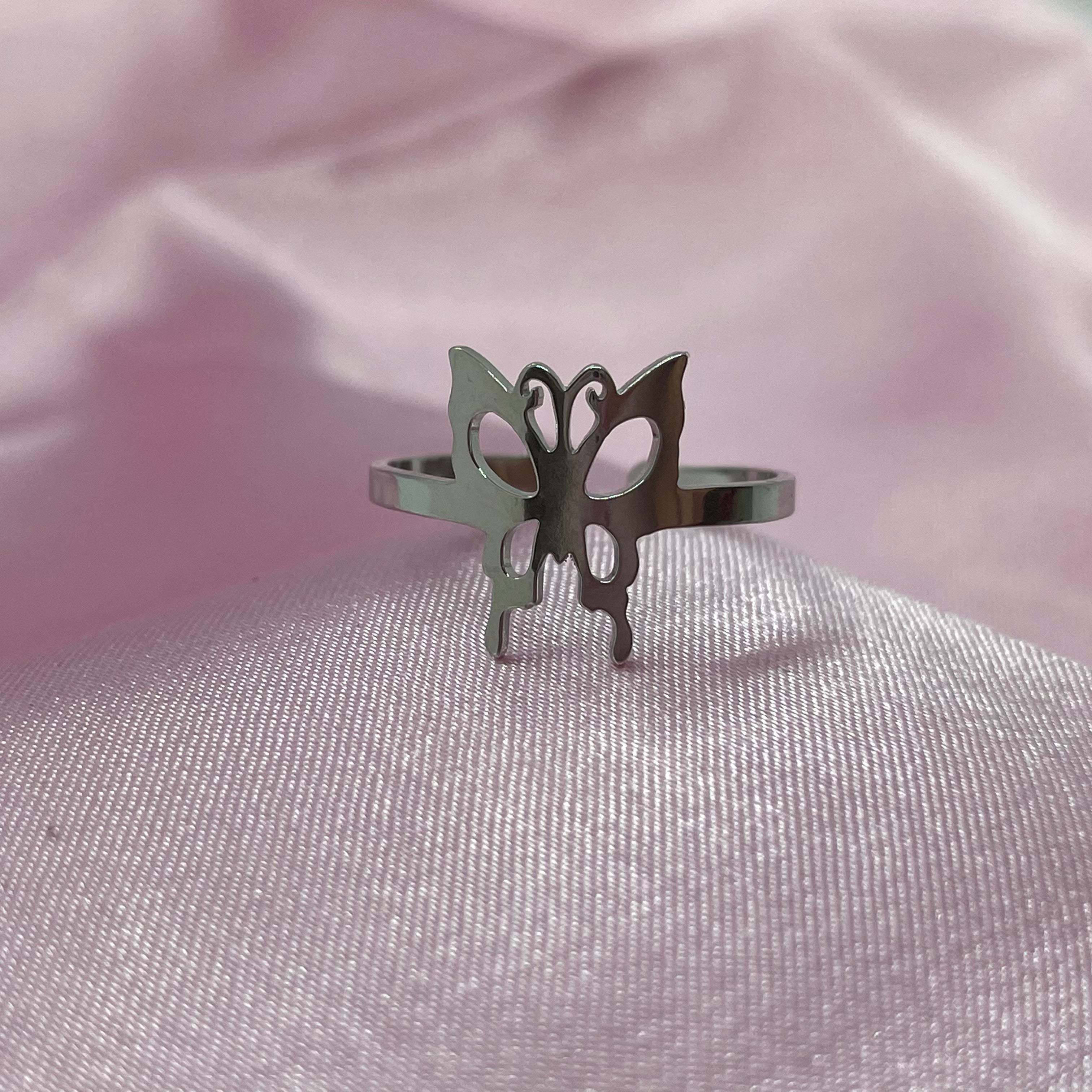 Butterfly Tattoo Ring