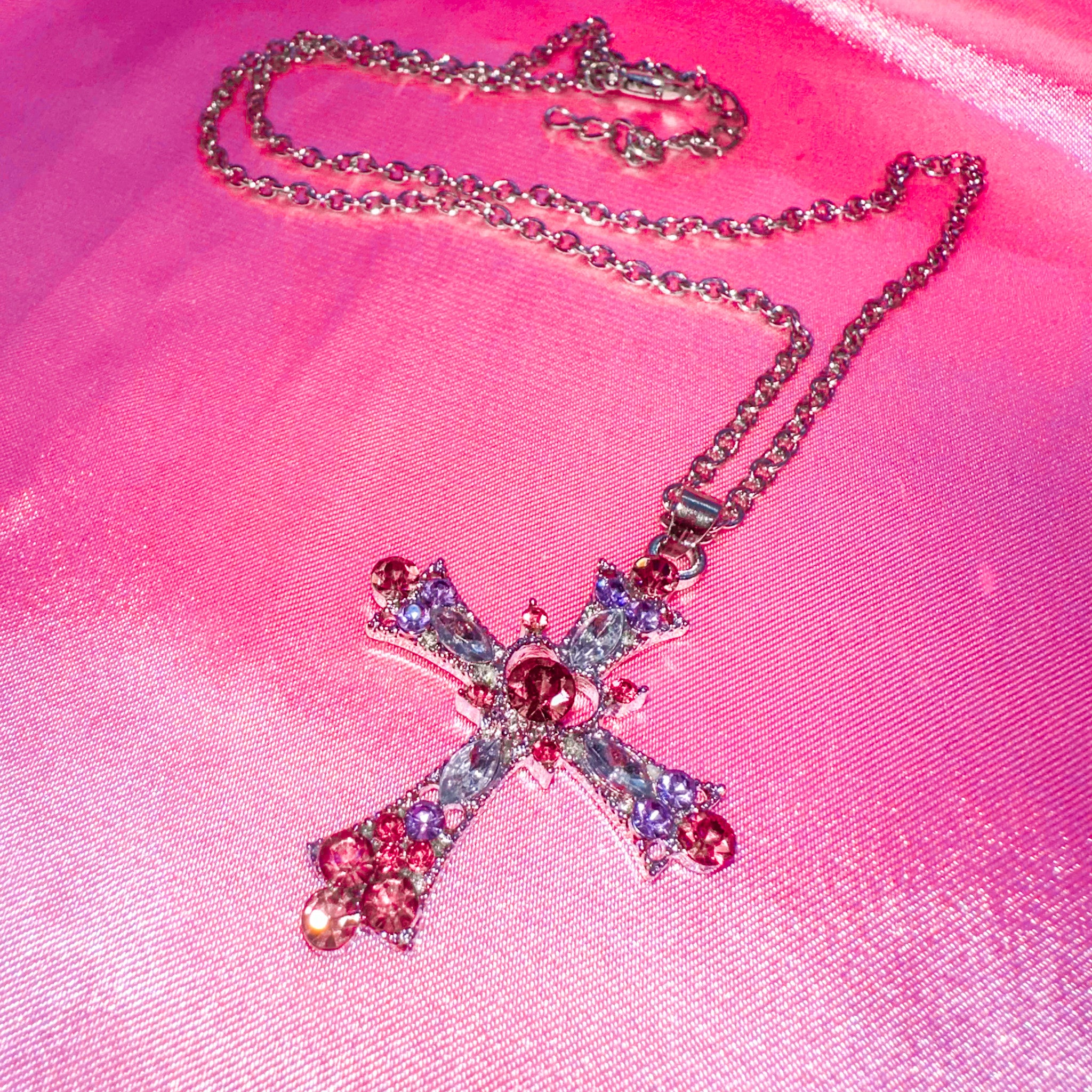 Cross Necklace Y2K