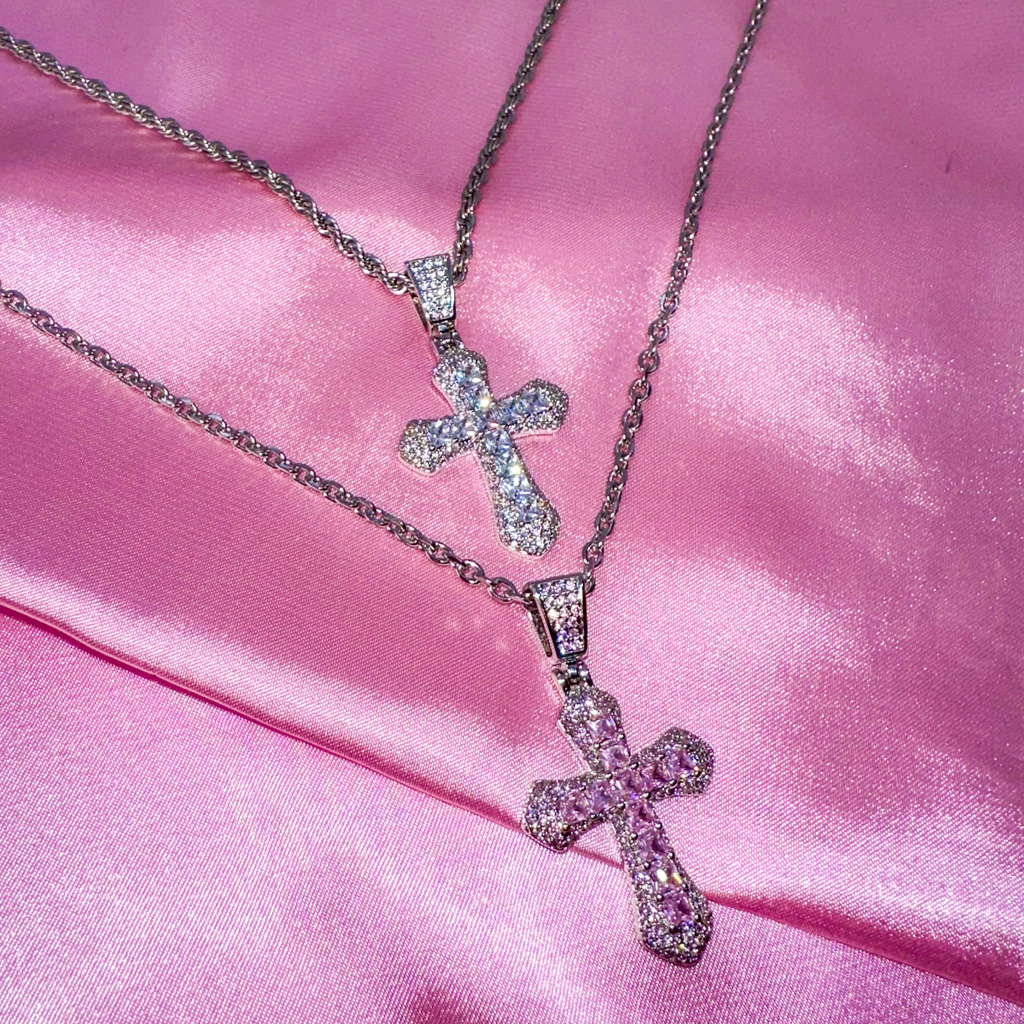 Frozen Cross Pendant