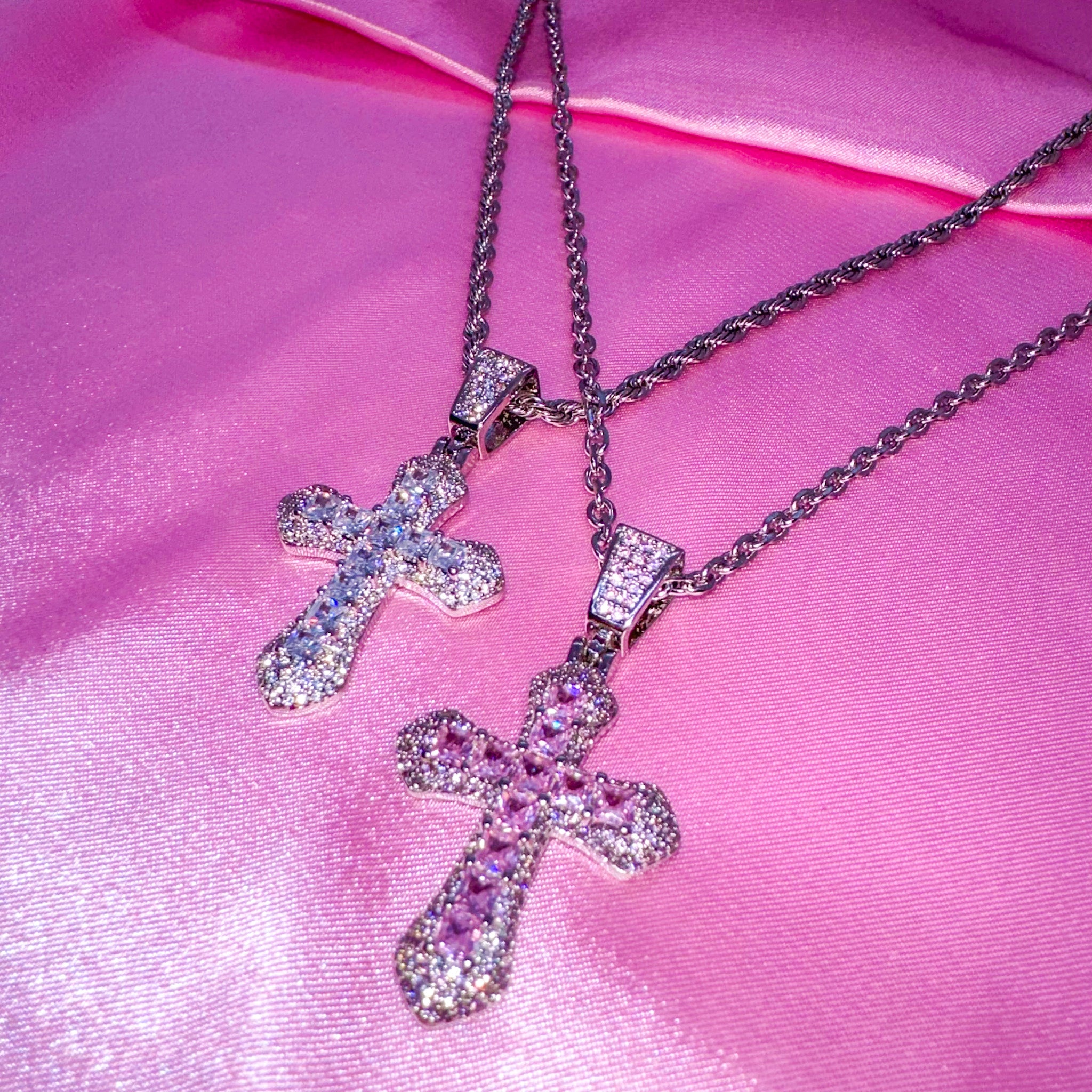 Frozen Cross Pendant