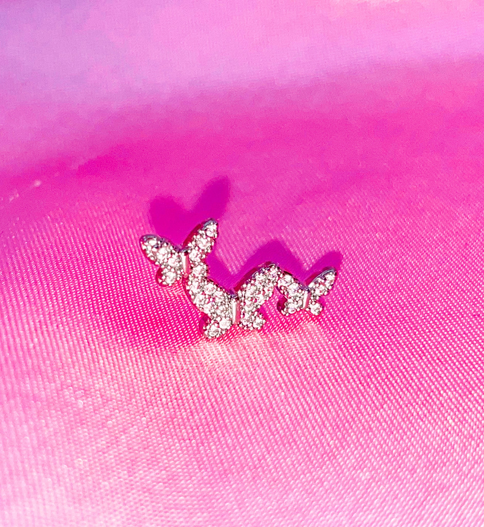 Earpiercing Icy Butterfly