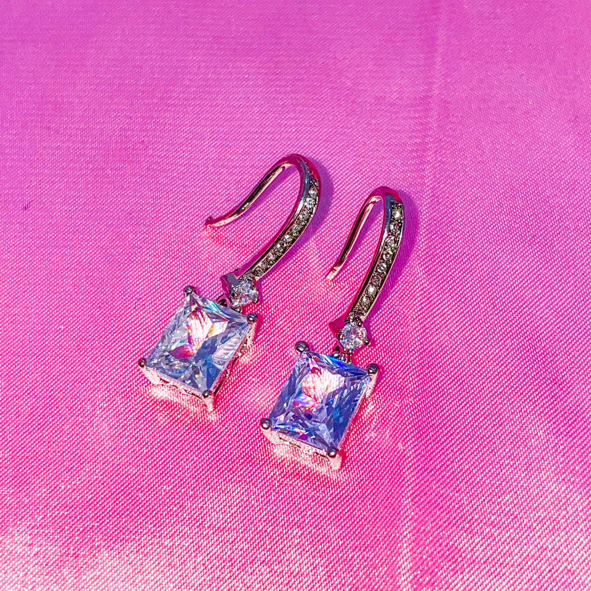 Boucles d'oreilles brillantes